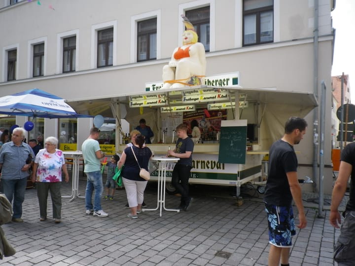 Bierwagen zum Bergstadtfest